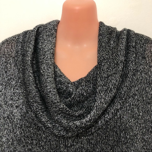 Miracle Body by Miraclesuit Black & Silver Cowl Neck - Picture 2 of 8